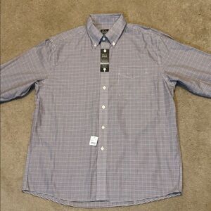 New Jos. A. Bank Men's Black and Red Plaid Shirt